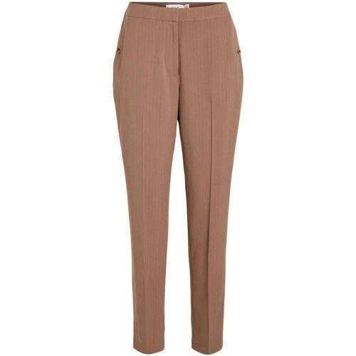 textil Mujer Pantalones Vila ISTRIKER RW PANT Beige