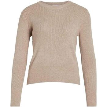 textil Mujer Jerséis Vila VICOMFY O-NECK Beige