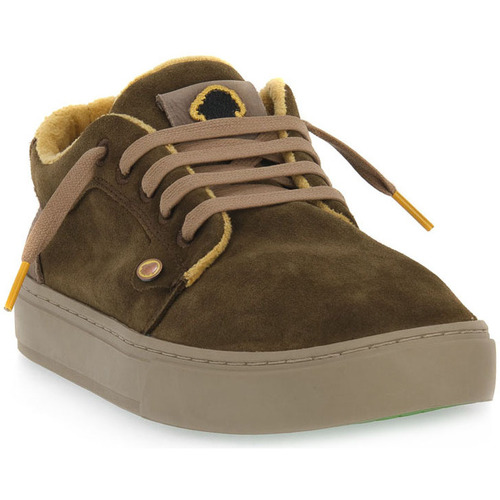 Zapatos Hombre Deportivas Moda Satorisan HEISEI V2 SUEDE THUNDERBOLT Verde