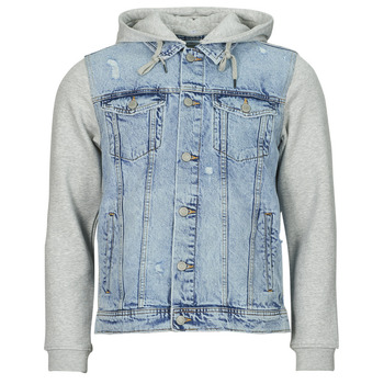 textil Hombre Chaquetas denim Jack & Jones JJIJEAN JJJACKET W. SWEAT WI 067 Azul