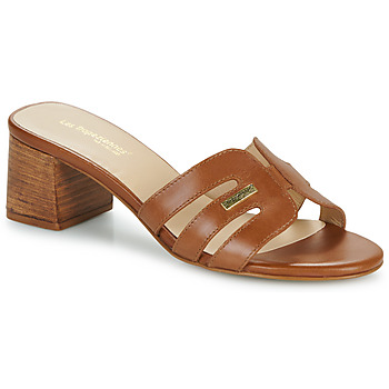 Zapatos Mujer Zuecos (Mules) Les Tropéziennes par M Belarbi LIVIA Cognac