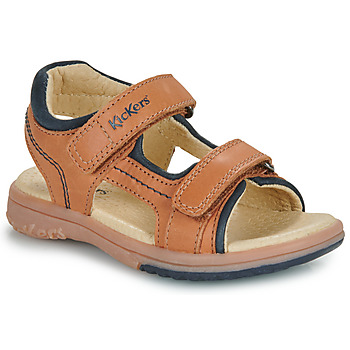 Zapatos Niño Sandalias Kickers PLATINO Camel