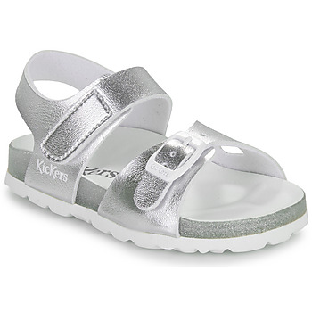 Zapatos Niña Sandalias Kickers SUNKRO Plata