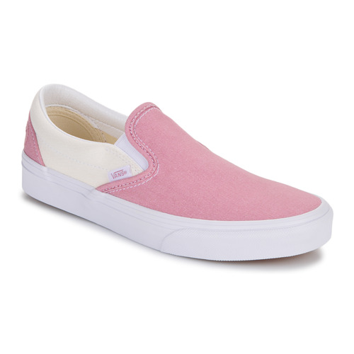 Zapatos Mujer Slip on Vans Classic Slip-On JOYFUL DENIM LIGHT PINK Rosa