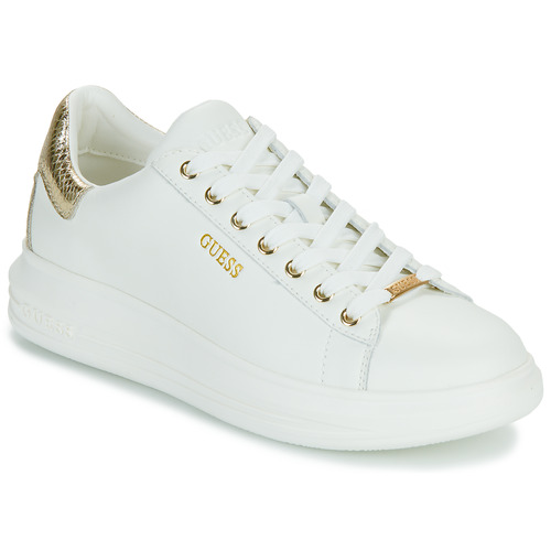 Zapatos Mujer Zapatillas bajas Guess VIBO Blanco / Oro