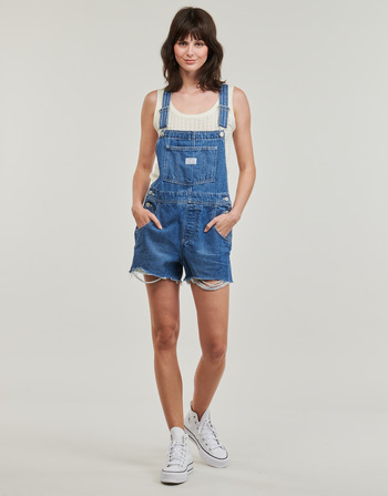 textil Mujer Monos / Petos Levi's VINTAGE SHORTALL Azul