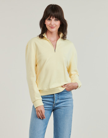 textil Mujer Sudaderas Levi's EVERYDAY 1/4 ZIP Amarillo