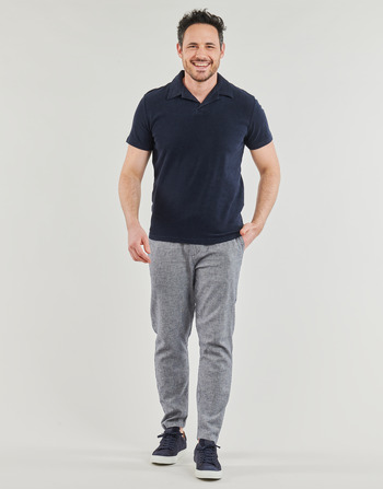 textil Hombre Pantalones chinos Selected SLH172-SLIMTAPE BRODY LINEN PANT Azul