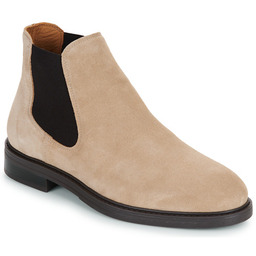 Zapatos Hombre Botas de caña baja Selected SLHBLAKE SUEDE CHELSEA BOOT Beige