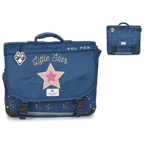 Bolsos Niña Cartable Pol Fox CARTABLE STAR BLU 38 CM Marino / Oro