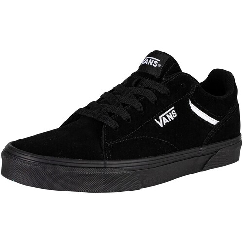 Zapatos Hombre Zapatillas bajas Vans Zapatillas Seldan De Ante Negro