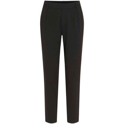 textil Mujer Pantalones Vila VIVARONE HW SLIM Negro