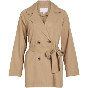 textil Mujer Abrigos Vila VIJANCINE L/S TRENCHCOAT Beige