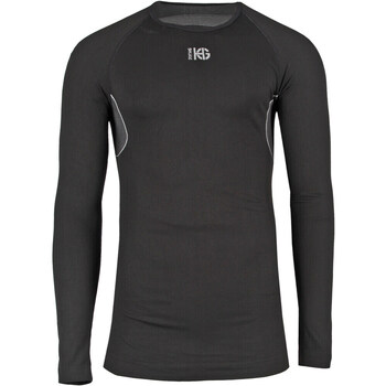 textil Hombre Camisas manga corta Sport Hg HG-ELEVEN  LONG SLEEVED T-SHIRT Negro