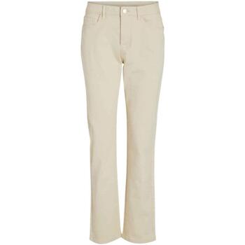 textil Mujer Vaqueros Vila VIALICE JO COL RW STRAIGHT JEANS Beige