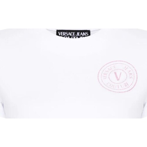 textil Mujer Polos manga larga Versace Jeans Couture 76HAHG06-CJ02G Blanco