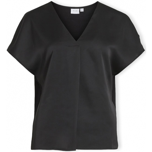 textil Mujer Tops / Blusas Vila Noos Top Ellette V - Black Negro