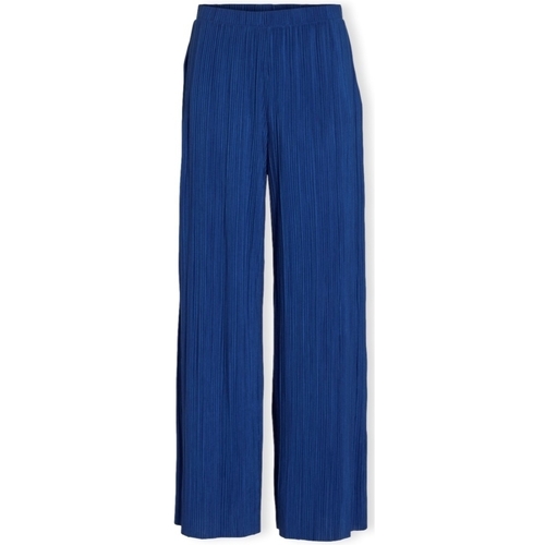 textil Mujer Pantalones Vila Noos Trousers Plise  - True Blue Azul