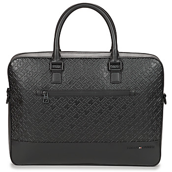 Bolsos Hombre Maletín / Portadocumentos Tommy Hilfiger TH MONOGRAM COMPUTER BAG Negro