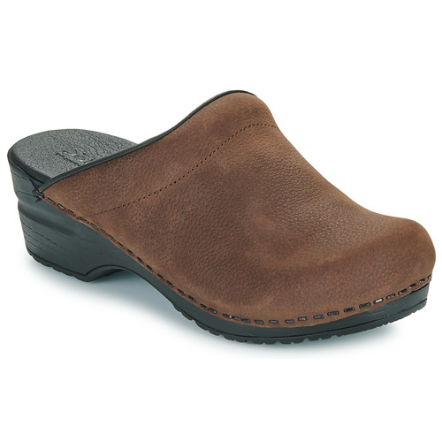 Zapatos Mujer Zuecos (Clogs) Sanita SONJA OPEN Marrón