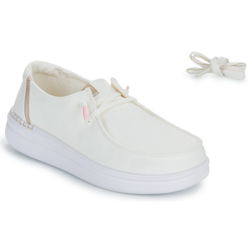 Zapatos Mujer Slip on HEYDUDE Wendy Rise Blanco