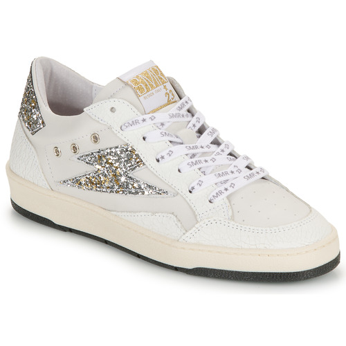 Zapatos Mujer Zapatillas bajas Semerdjian DANY Beige / Blanco / Oro