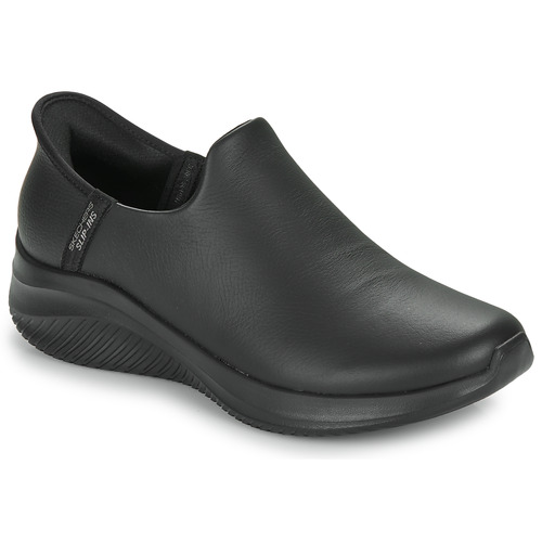 Zapatos Mujer Slip on Skechers HAND FREE SLIP-INS ULTRA FLEX 3.0 LEATHER Negro