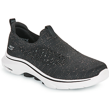 Zapatos Mujer Slip on Skechers HAND FREE SLIP-INS GO WALK 7 Negro / Plata