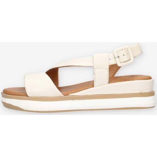 Zapatos Mujer Sandalias Inuovo 113060-CREMA Multicolor