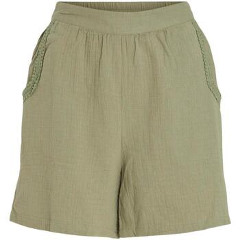 textil Mujer Shorts / Bermudas Vila 14095862-Oil Green Verde