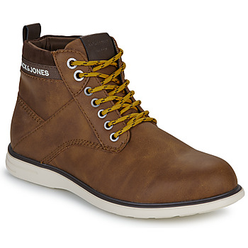 Zapatos Hombre Botas de caña baja Jack & Jones JFWDENVER PU COMBO BOOT Marrón