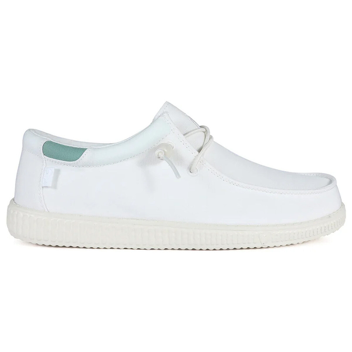 Zapatos Hombre Deportivas Moda Pitas  Blanco