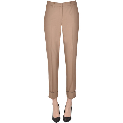 textil Mujer Pantalones Fabiana Filippi PNP00004010AI Marrón