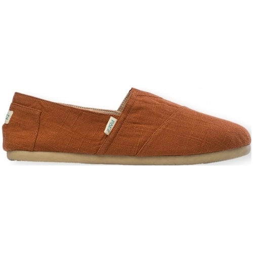 Zapatos Hombre Alpargatas Paez Gum Classic M - Combi Linen Terracota Marrón