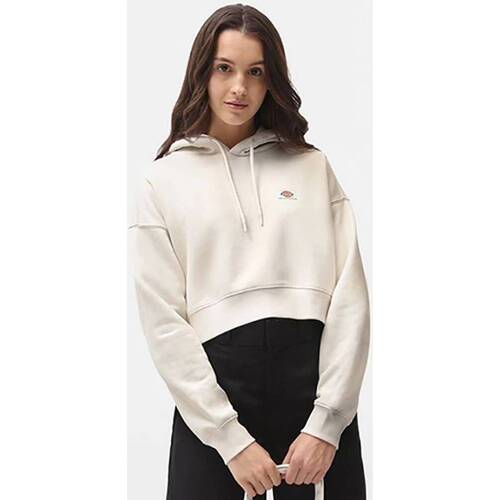 textil Mujer Sudaderas Dickies OAKPORT CROPPED HOODIE Blanco