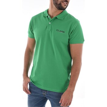 textil Hombre Polos manga corta Roberto Cavalli SXT64B KB002 - Hombres Verde