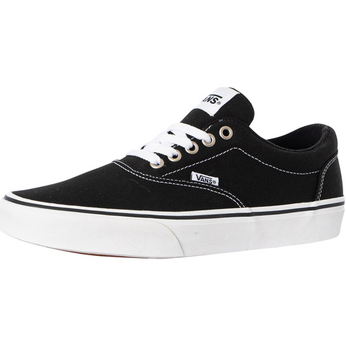 Zapatos Hombre Zapatillas bajas Vans Zapatillas De Lona Doheny Negro