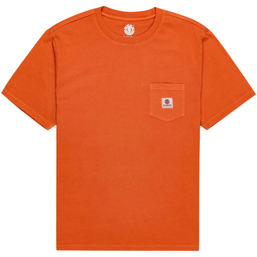 textil Hombre Camisas manga corta Element BASIC PKT PGMNT Naranja