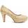 Zapatos Mujer Zapatos de tacón Leindia 92348 Oro