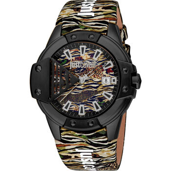 Relojes & Joyas Hombre Relojes analógicos Roberto Cavalli - jc1g260l0065 Negro