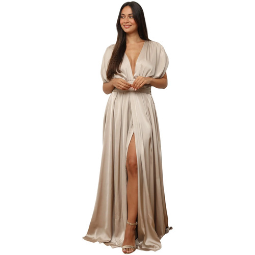 textil Mujer Vestidos La Modeuse 72584_P168190 Beige