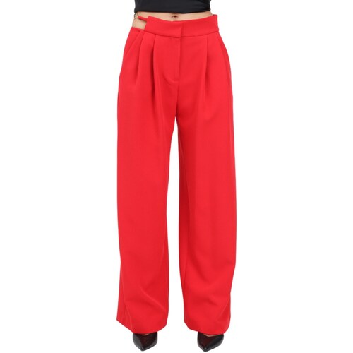 textil Mujer Pantalones con 5 bolsillos Roberto Cavalli 77PAA116-N0373 Rojo