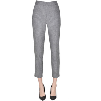 textil Mujer Pantalones Peserico PNP00004121AI Gris