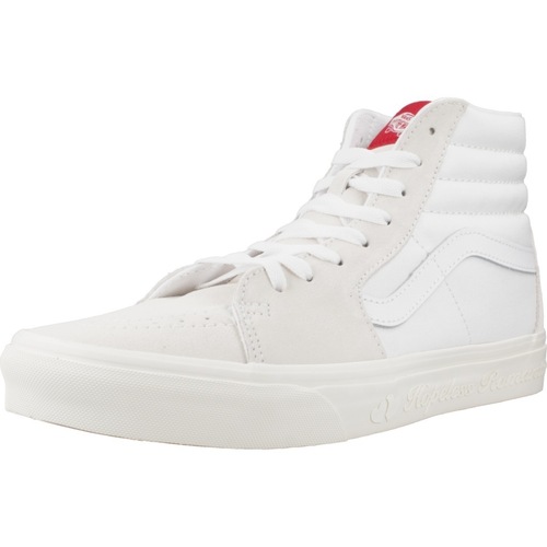 Zapatos Hombre Deportivas Moda Vans SK8-HI Blanco