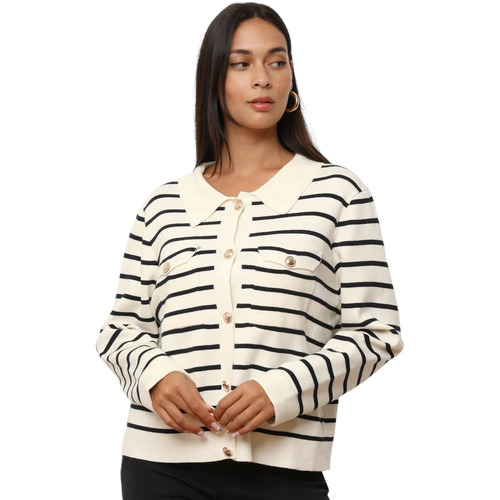 textil Mujer Chaquetas de punto La Modeuse 72652_P170842 Blanco