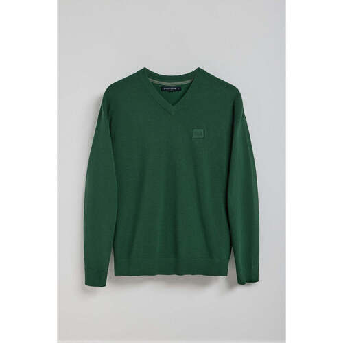 textil Hombre Jerséis Polo Club KENDRICK V NECK Verde