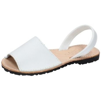 Zapatos Mujer Sandalias Whetis Menorquinas de piel Blanco