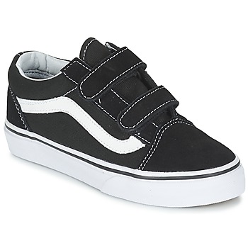 Zapatos Niños Zapatillas bajas Vans OLD SKOOL V Negro / Blanco