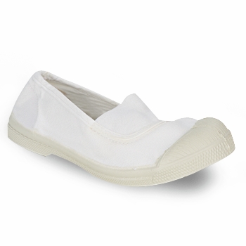 Zapatos Niños Slip on Bensimon TENNIS ELASTIQUE Blanco