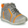 Zapatos Niño Botas de caña baja Catimini SEREVAL Gris / Naranja